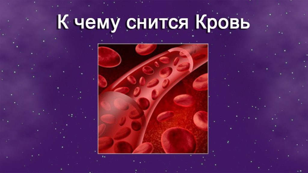 К Чему Снится Кровь: Толкование и Значение